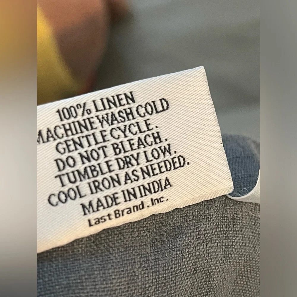 Quince 100% Linen King FLAT SHEET ONLY